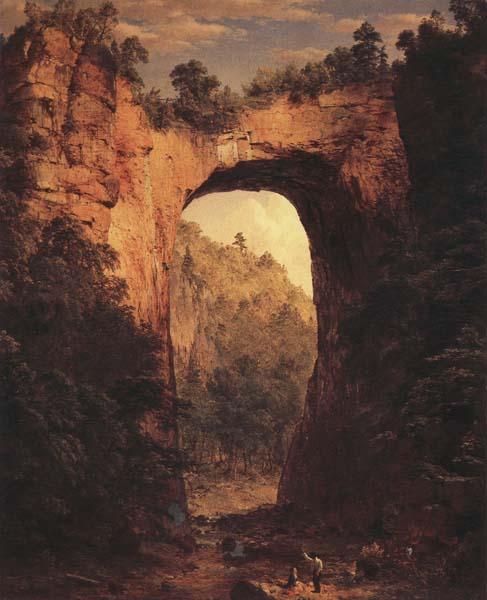 Frederic E.Church The Natural Bridge,Virginia Sweden oil painting art